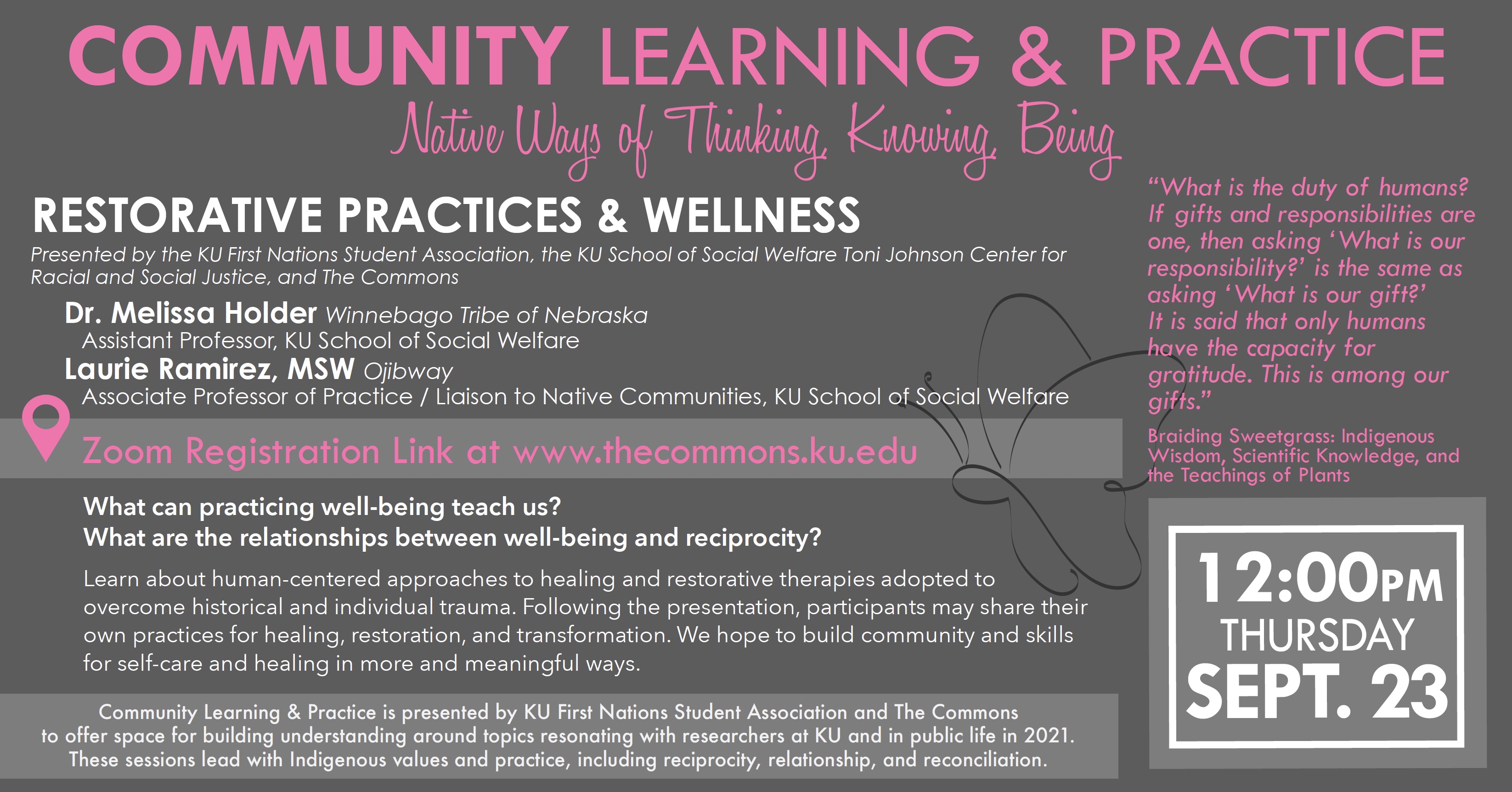 Restorative Practices and Wellness Event Promotion