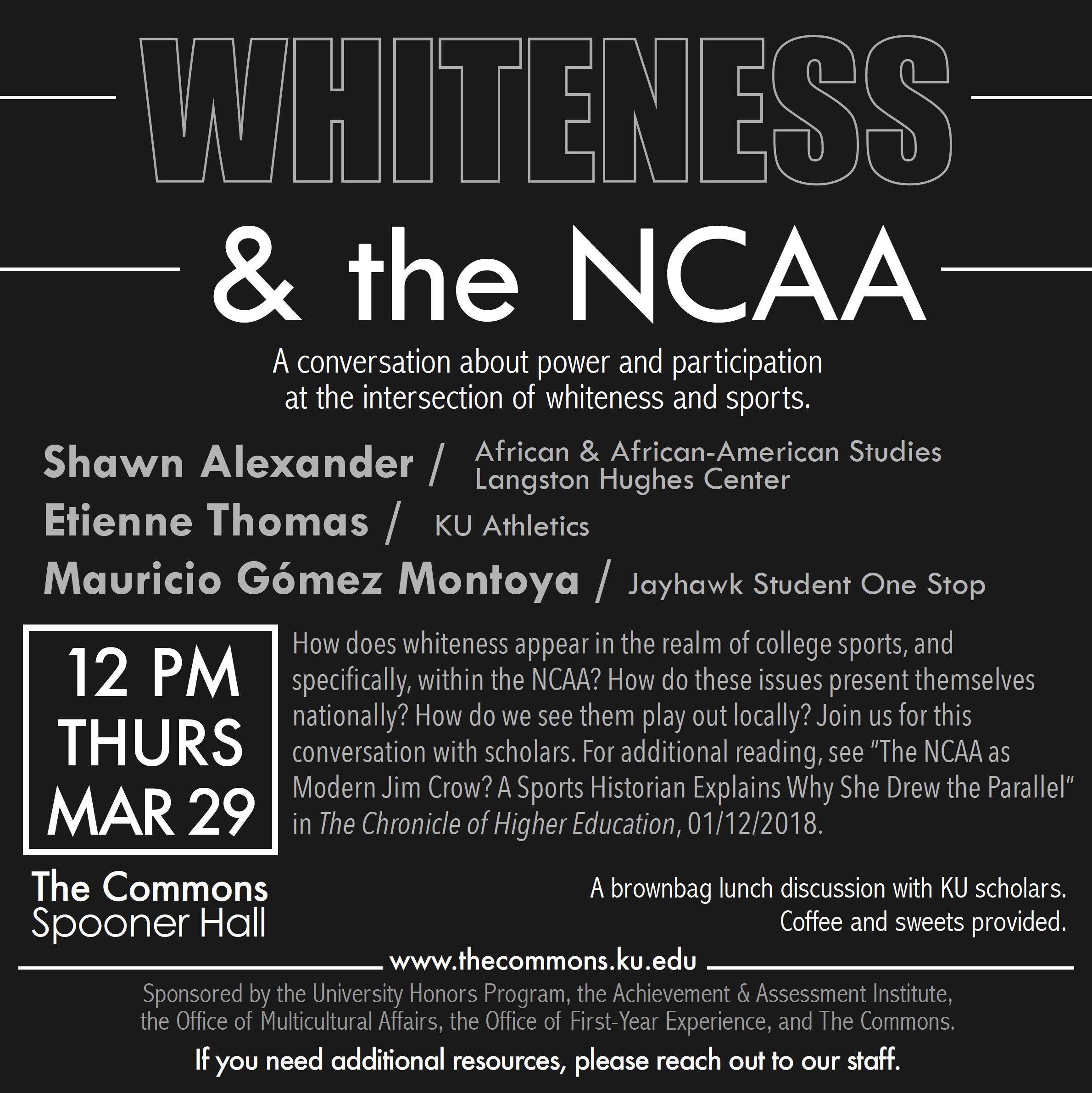 Whiteness & the NCAA