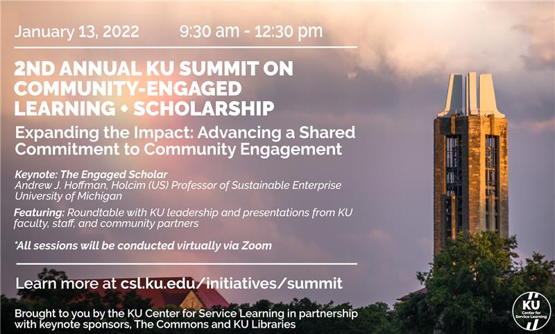 2022 Community Engaged Learning Summit Promotion