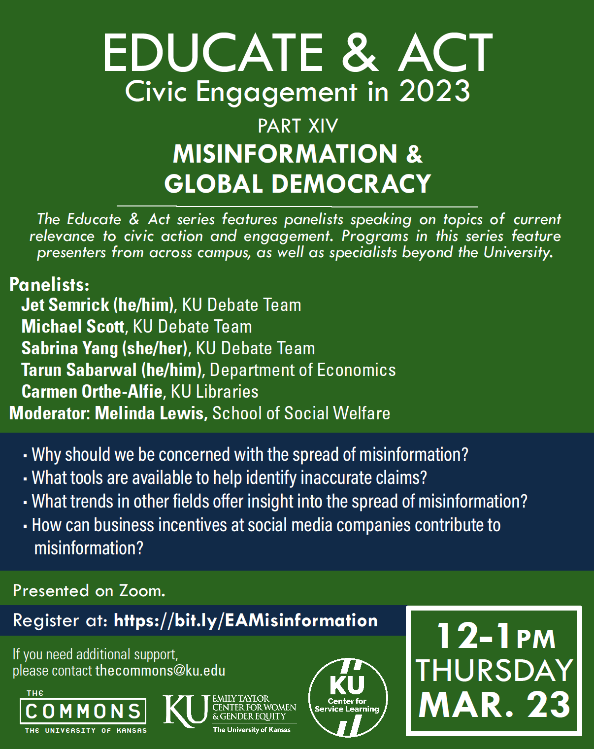 Misinformation and Global Democracy Graphic